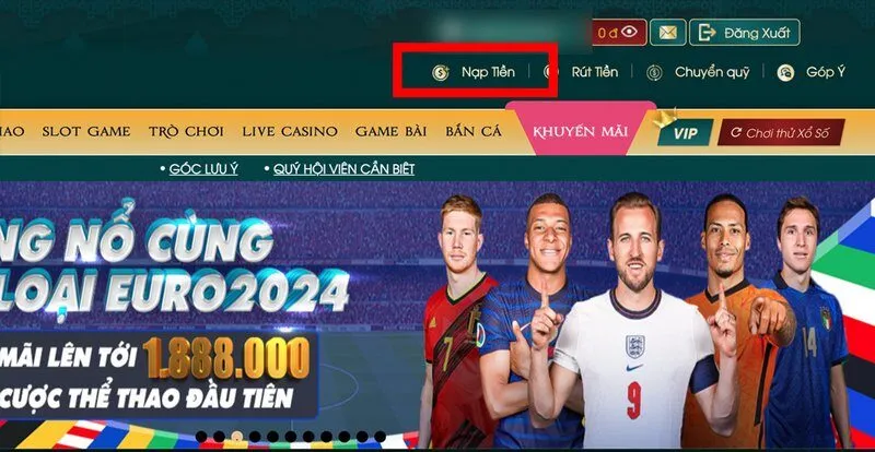 câu hỏi về nạp tiền