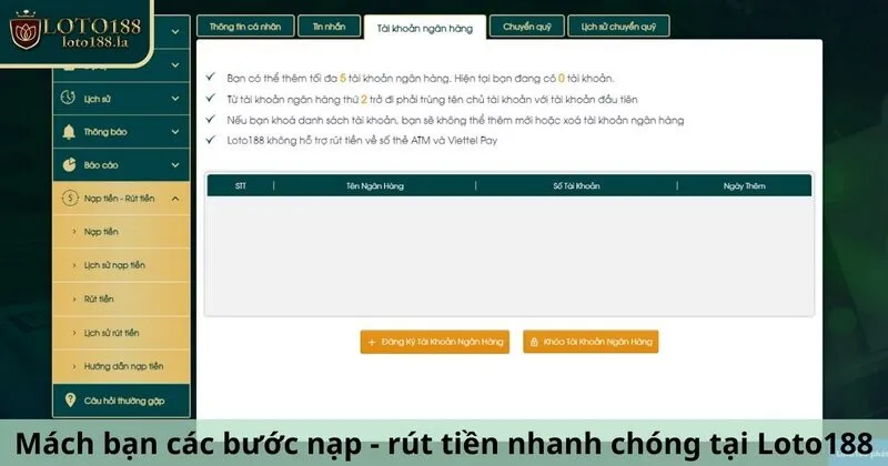 mẹo rút tiền nhanh